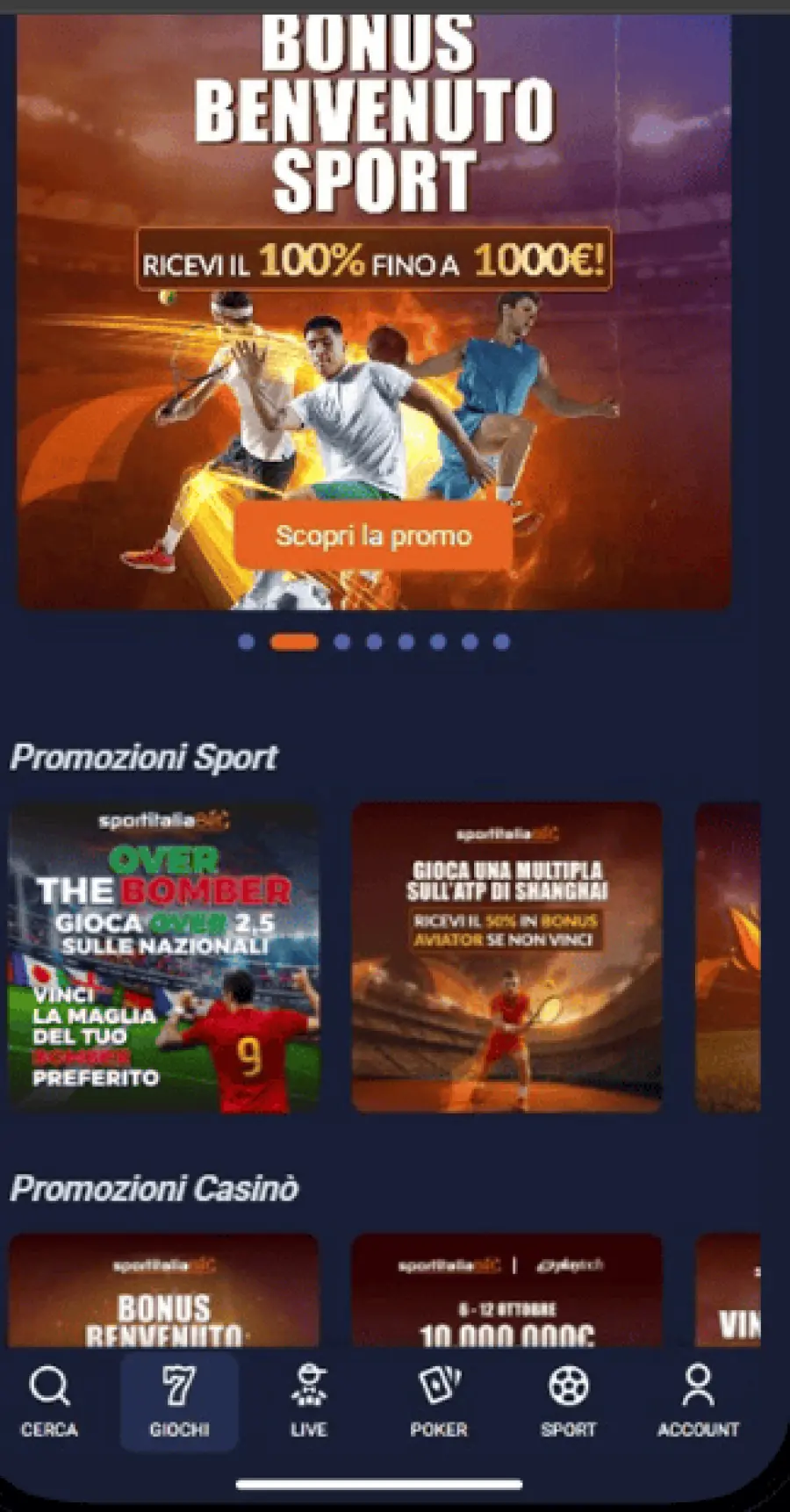 Sportitaliabet app